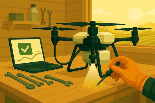 How to Calibrate Agricultural Spray Drones