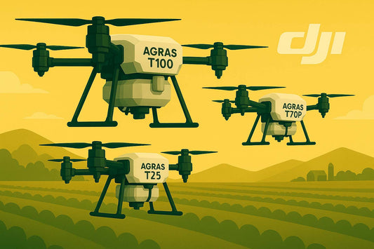 DJI Announces New Drones: Agras T100, T70P, and T25P