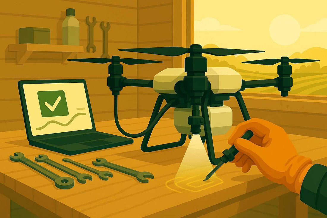 How to Calibrate Agricultural Spray Drones