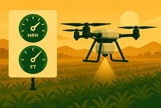 Speed and Altitude Settings for Pesticide Efficiency
