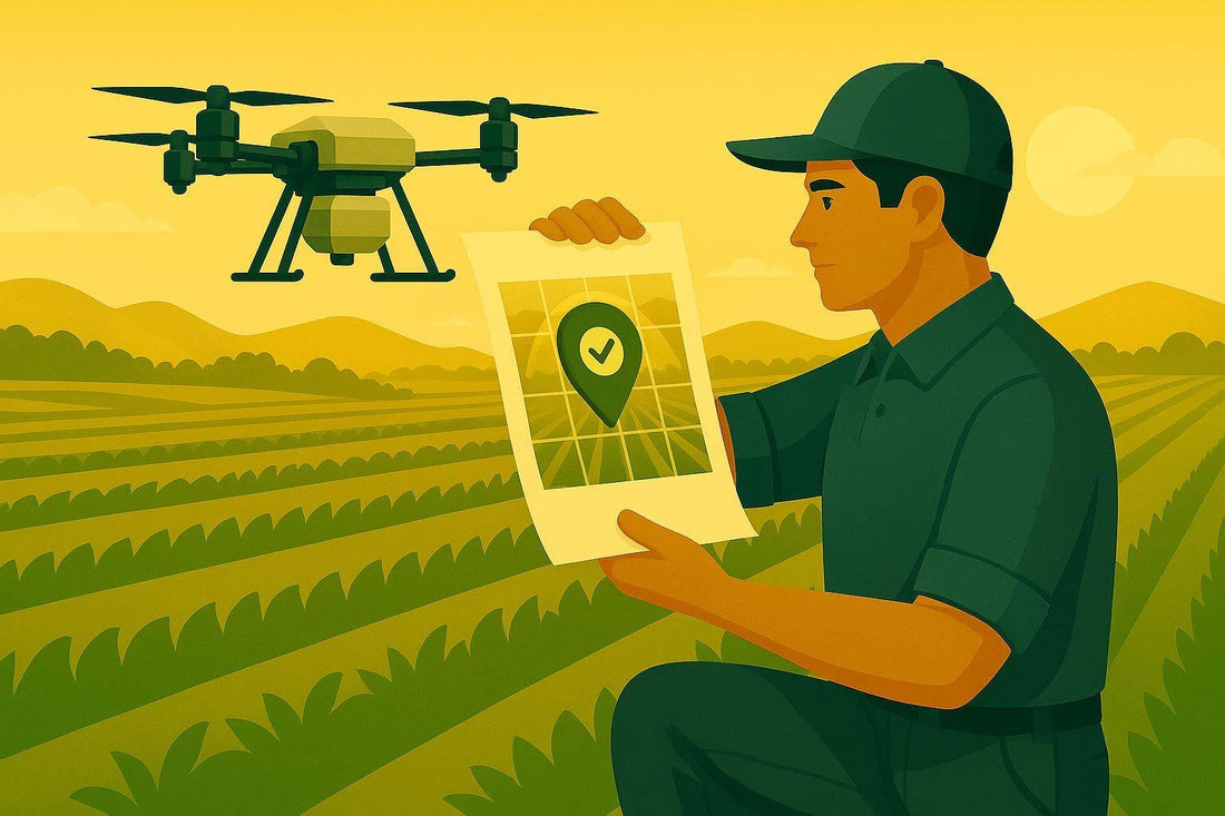 Agricultural Drone Coverage Area Planner