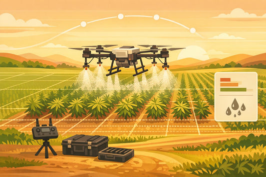 Hemp Spraying with Drones: Regulations, Application Rates, and Equipment Guide