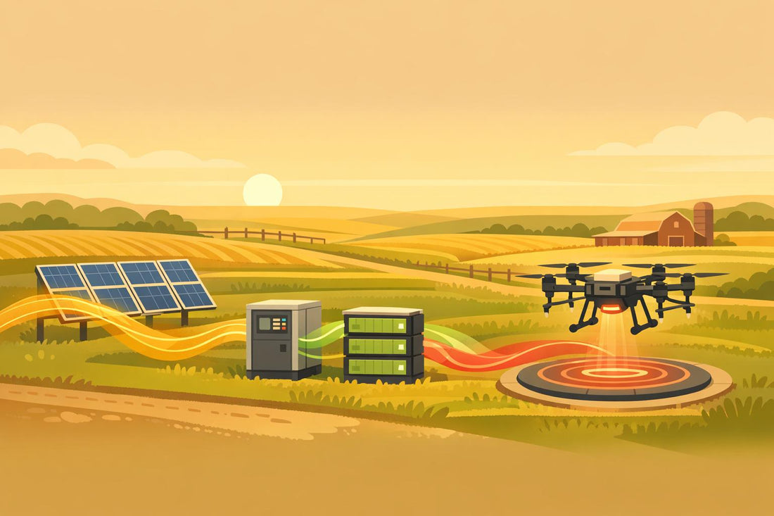 How Solar-Powered Drone Charging Stations Work
