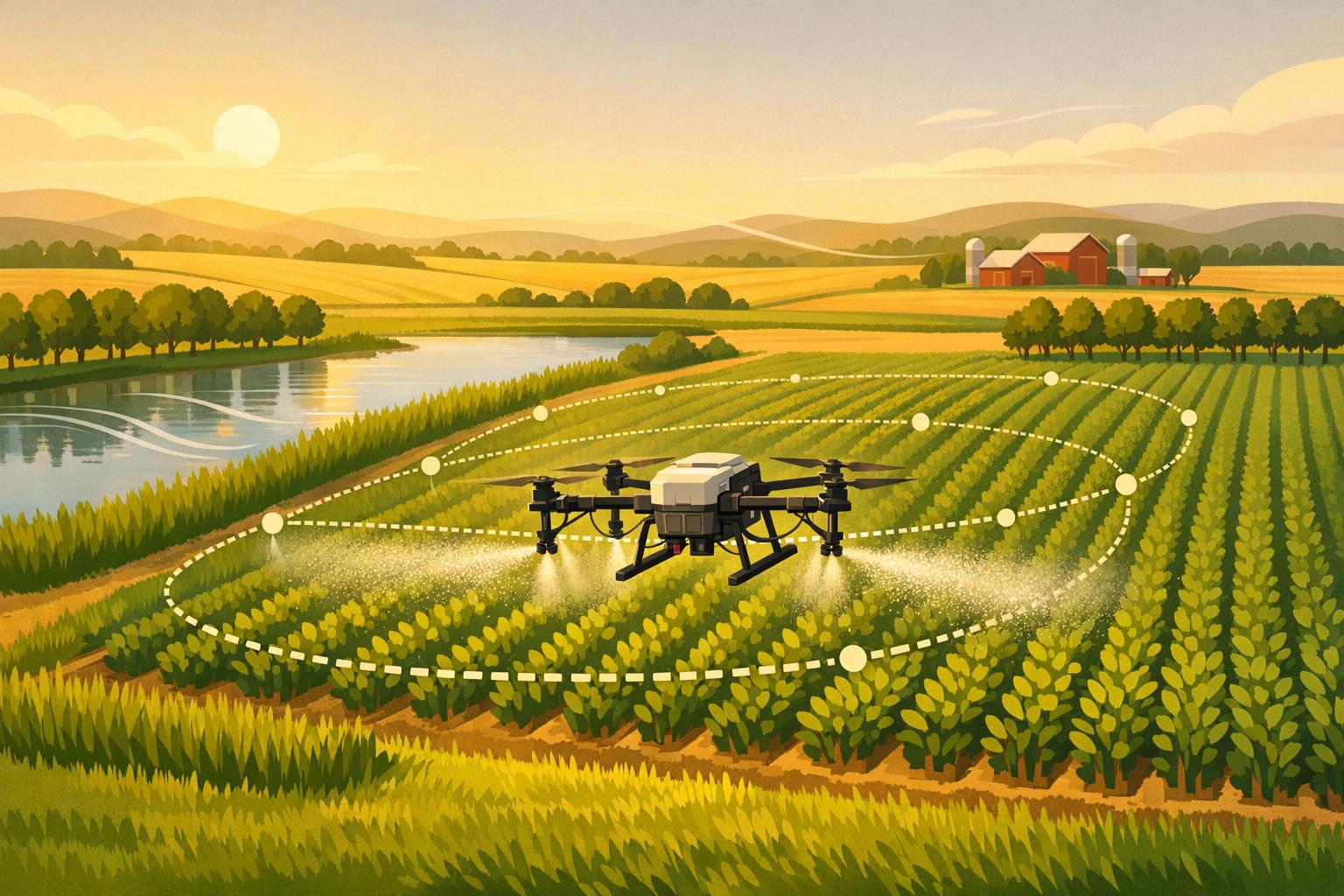 Spray Drift Control with Drones – Drone Spray Pro