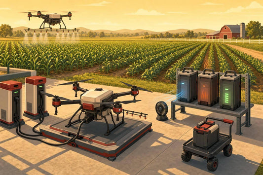 How Fast Charging Cuts Spray Drone Downtime