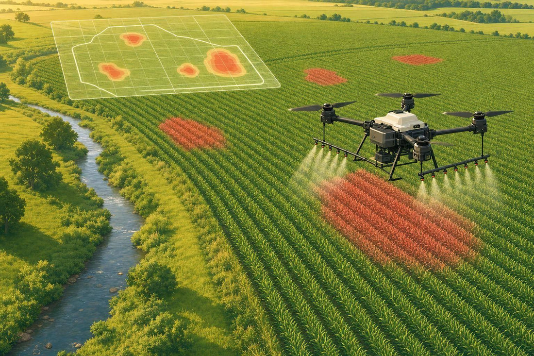 Spot Spraying With Drones: Lower Chemical Runoff