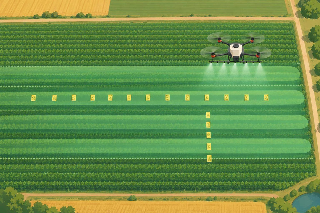 Calibrating Drone Spray Swaths for Even Coverage