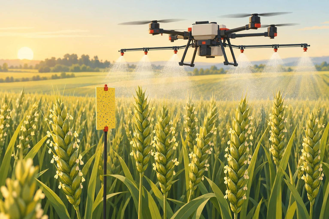 Drone Fungicide Settings for Wheat Head Coverage