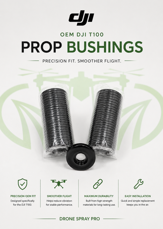 Set of 32 - DJI Agras T100 / T70 / FC100 Prop Washers/Bushings/Spacers/Gaskets