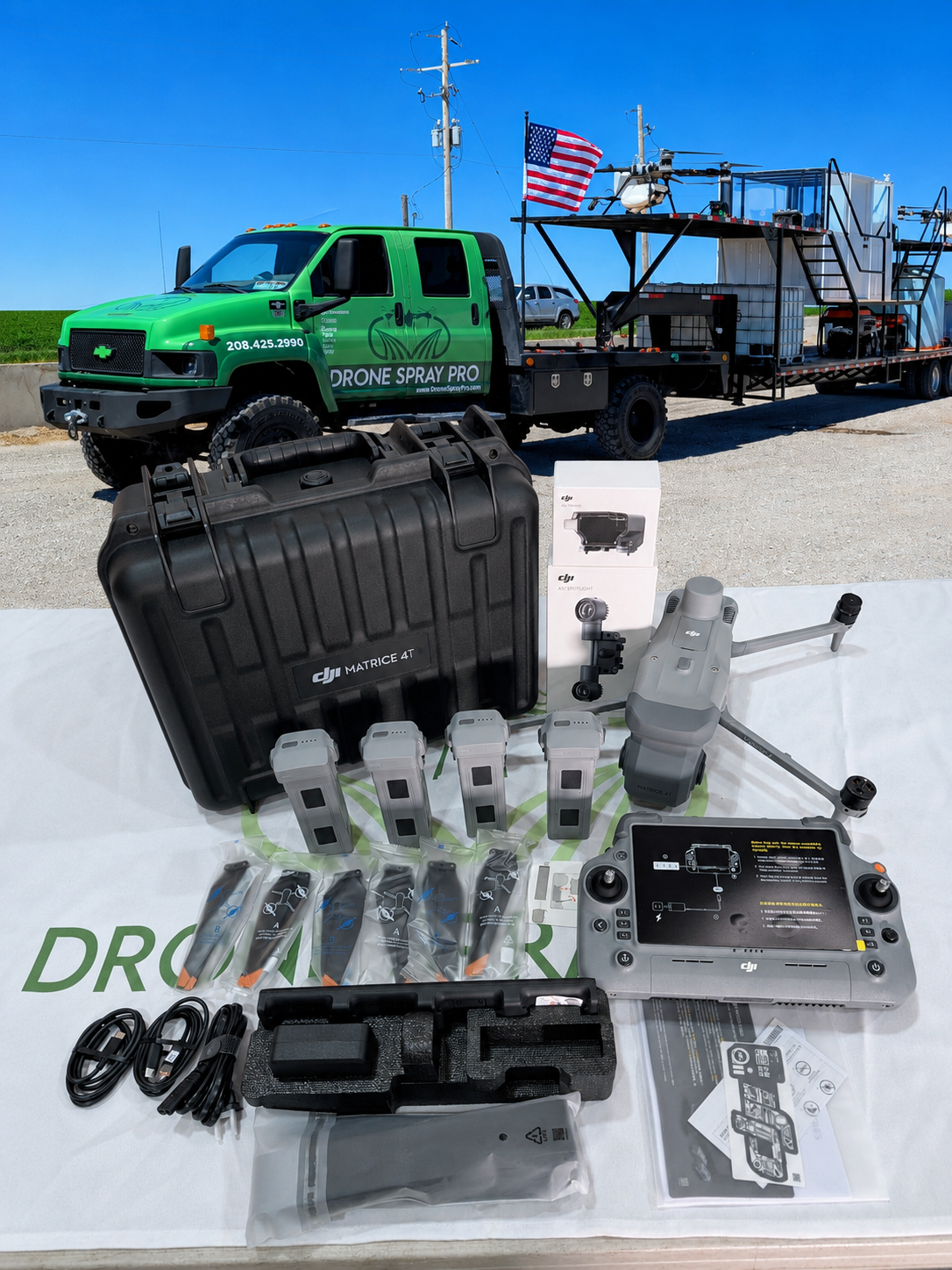 DJI Matrice 4T Police & Emergency Responder Kit | 4 Batteries + Spotlight + Speaker