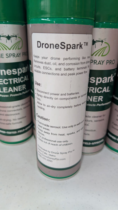 DroneSpark™ Drone Electrical Contact Cleaner – Aerosol Electronics Cleaner for UAVs