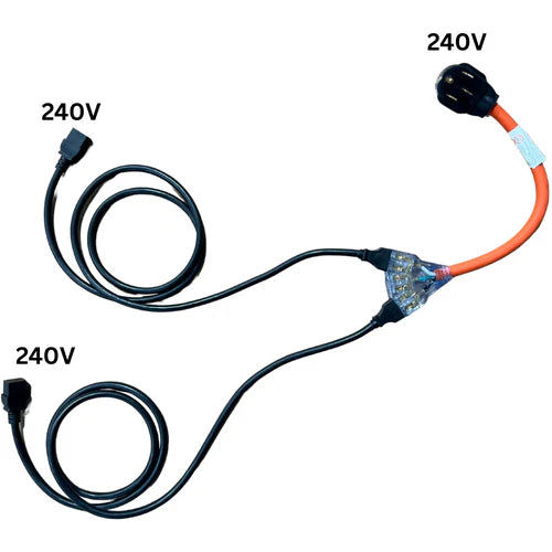 DJI C8000 220 ~ 240 Volt Charger Cable Kit - Type 2 (14-50P) (3 FT)