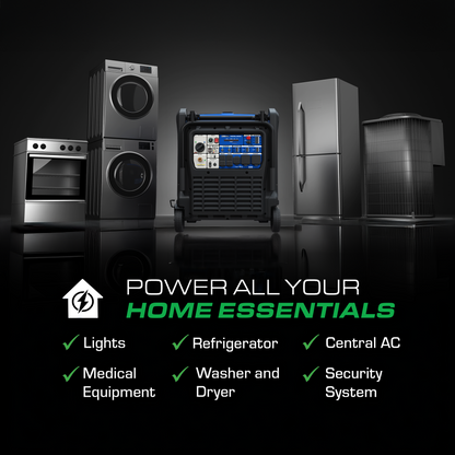 DuroMax 28,000 Watt V-Twin Dual Fuel Portable Digital Inverter Generator  - XP28000iH